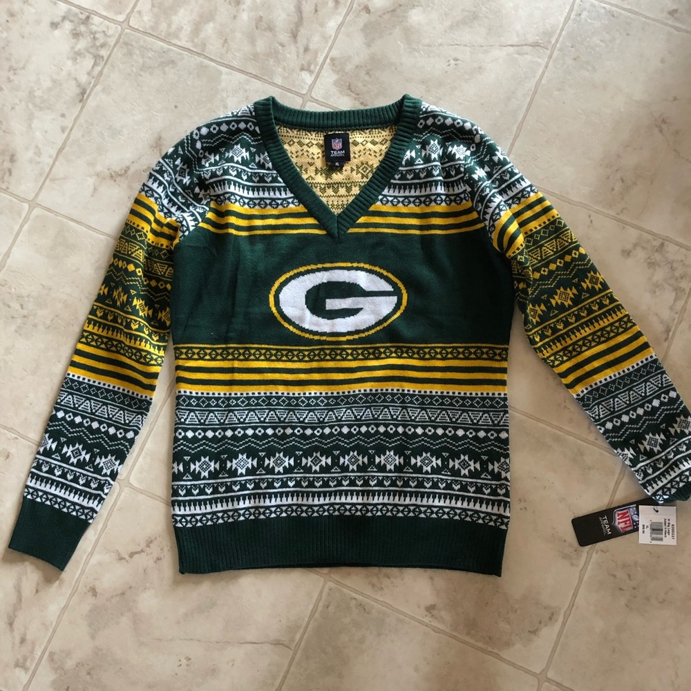 NFL Green Bay Packers “ugly”/Aztec Sweater